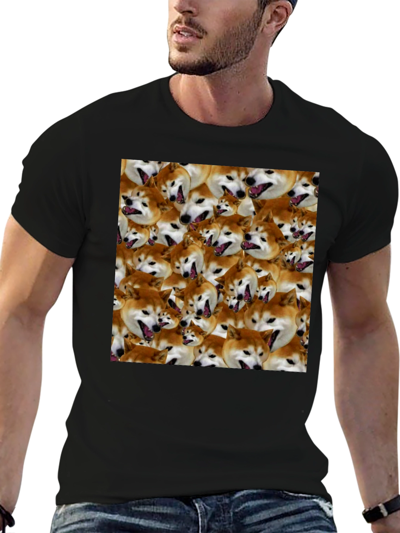 Shiba Inu Collage T-Shirt - Dog Lovers Delight