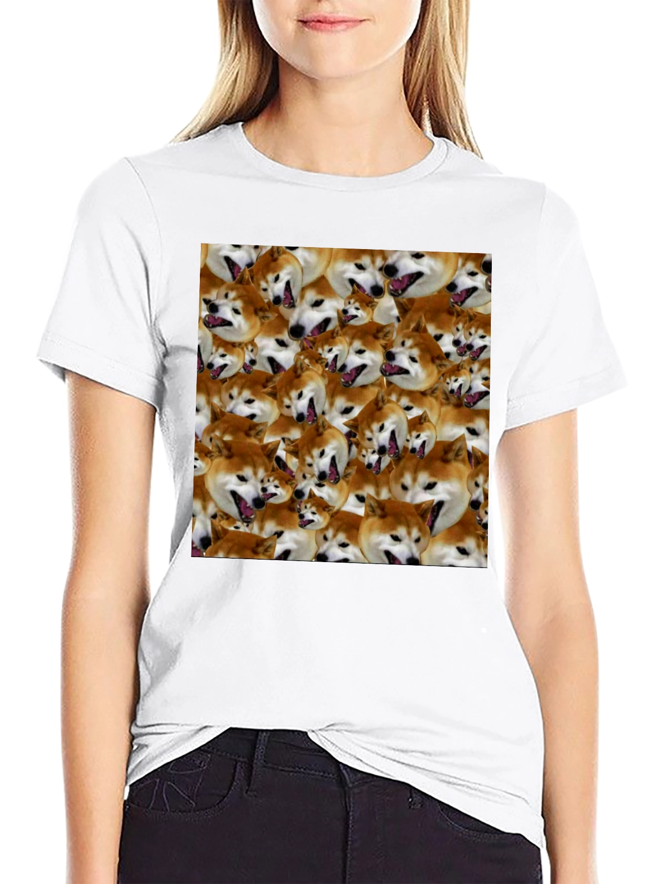 Shiba Inu Collage T-Shirt - Dog Lovers Delight