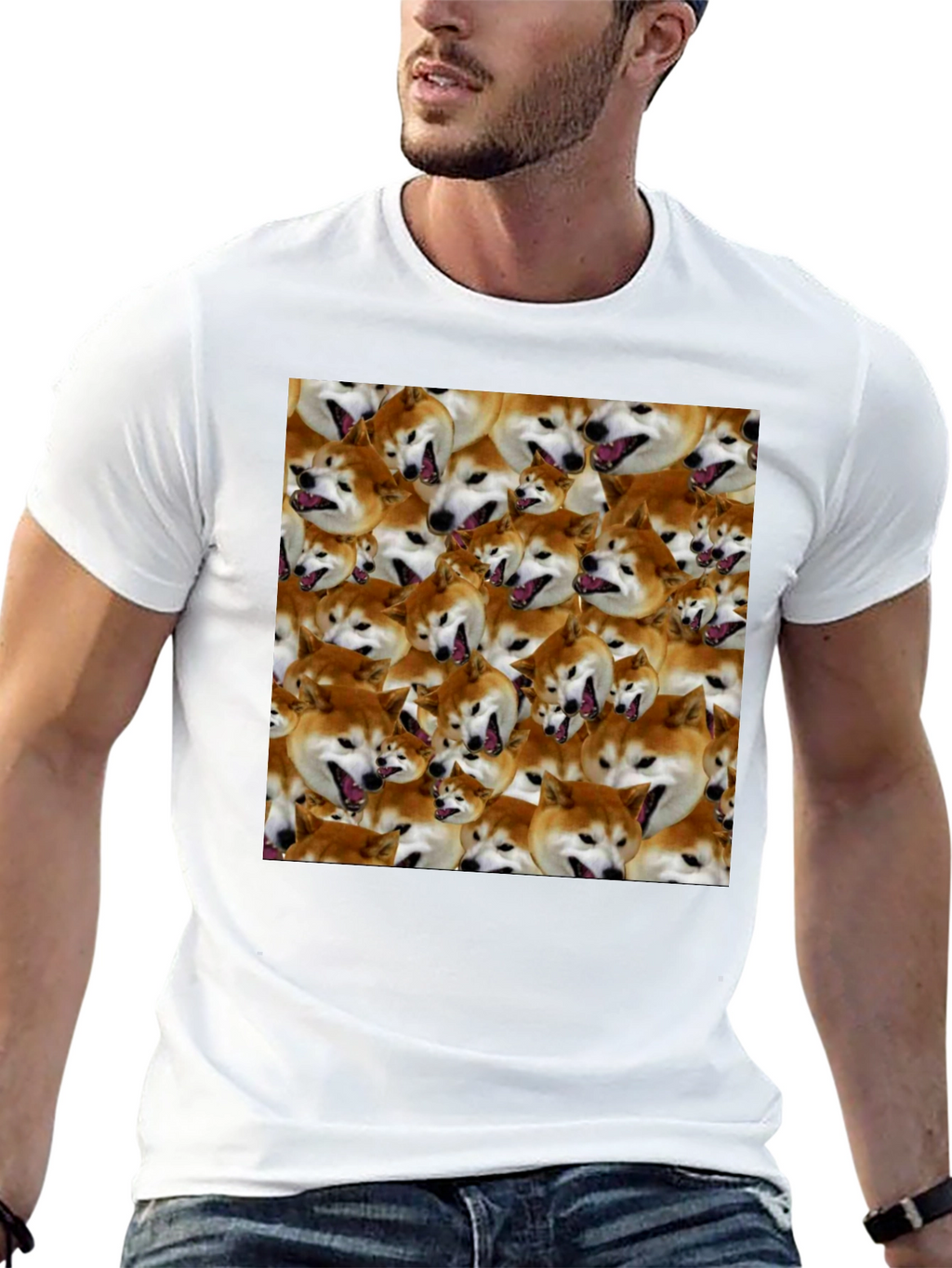 Shiba Inu Collage T-Shirt - Dog Lovers Delight