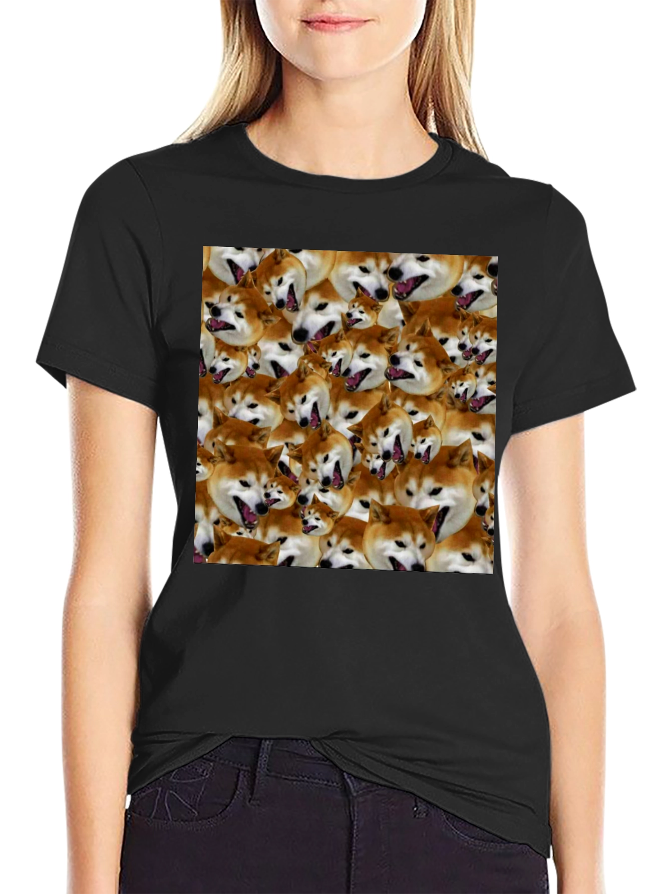 Shiba Inu Collage T-Shirt - Dog Lovers Delight