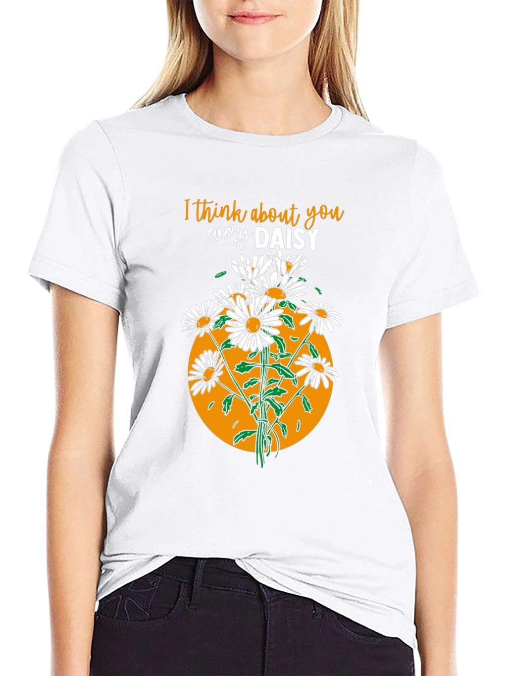 Daisy Graphic T-Shirt - Think About You