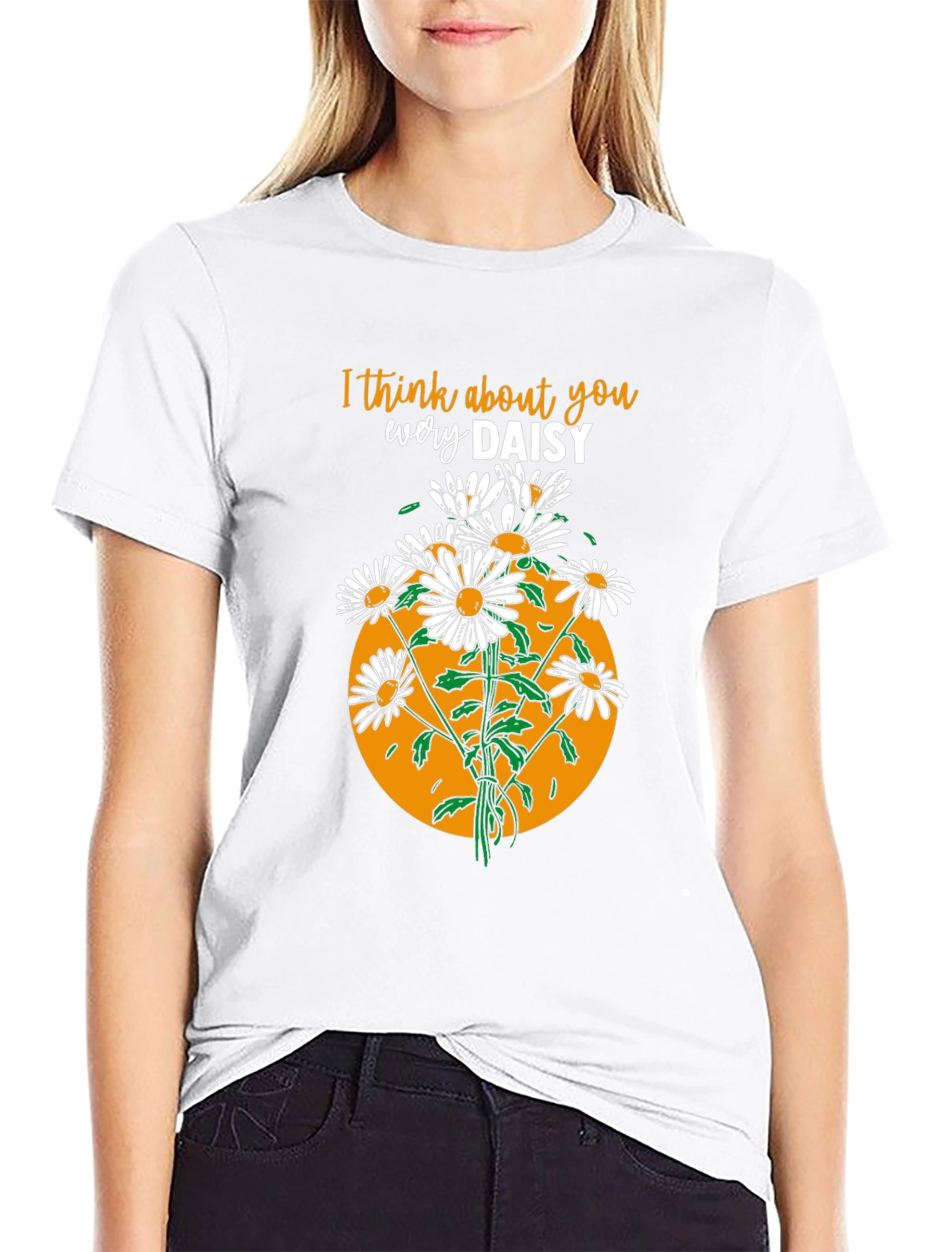 Daisy Graphic T-Shirt - Think About You