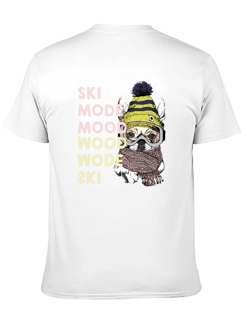 Ski Mode Dog T-Shirt