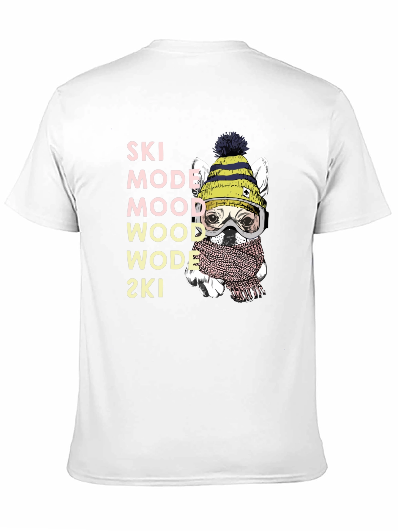 Ski Mode Dog T-Shirt