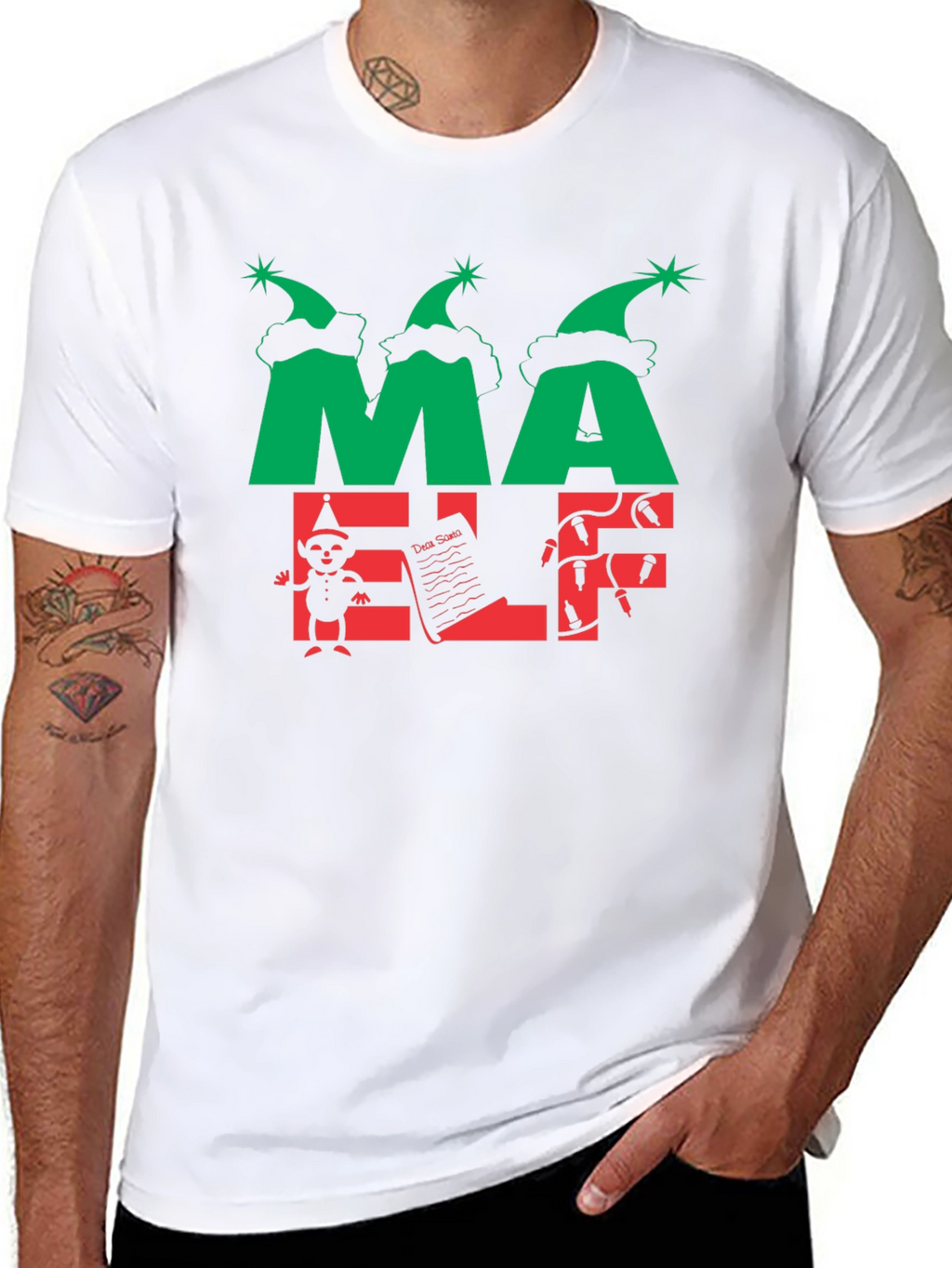 Matching Family ELF Christmas T-Shirt