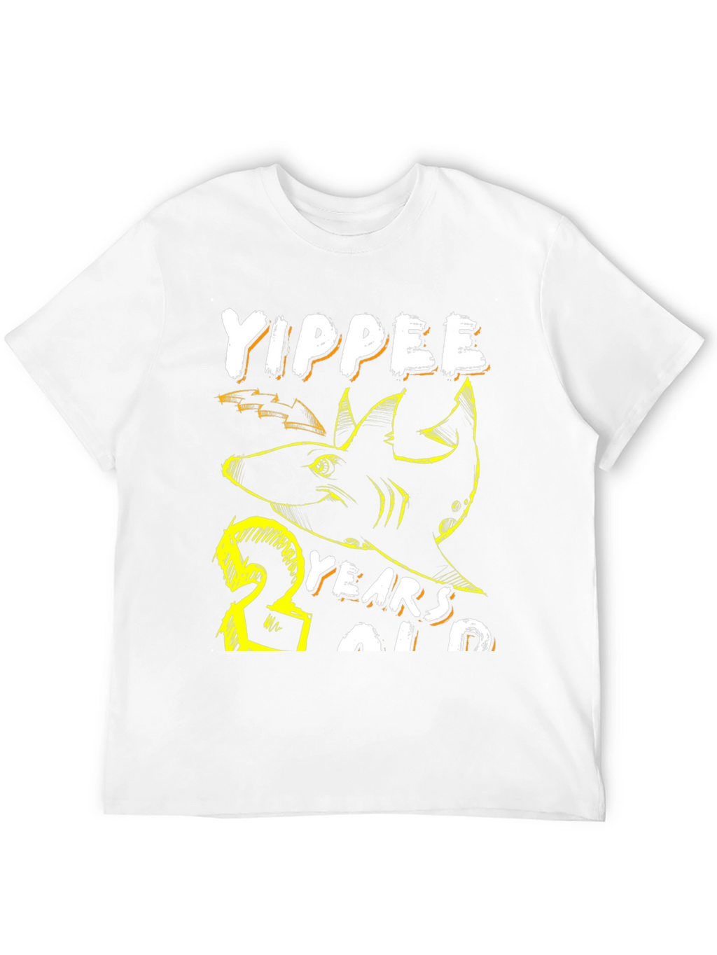 Yippee 23 Years Old Shark Birthday Tee