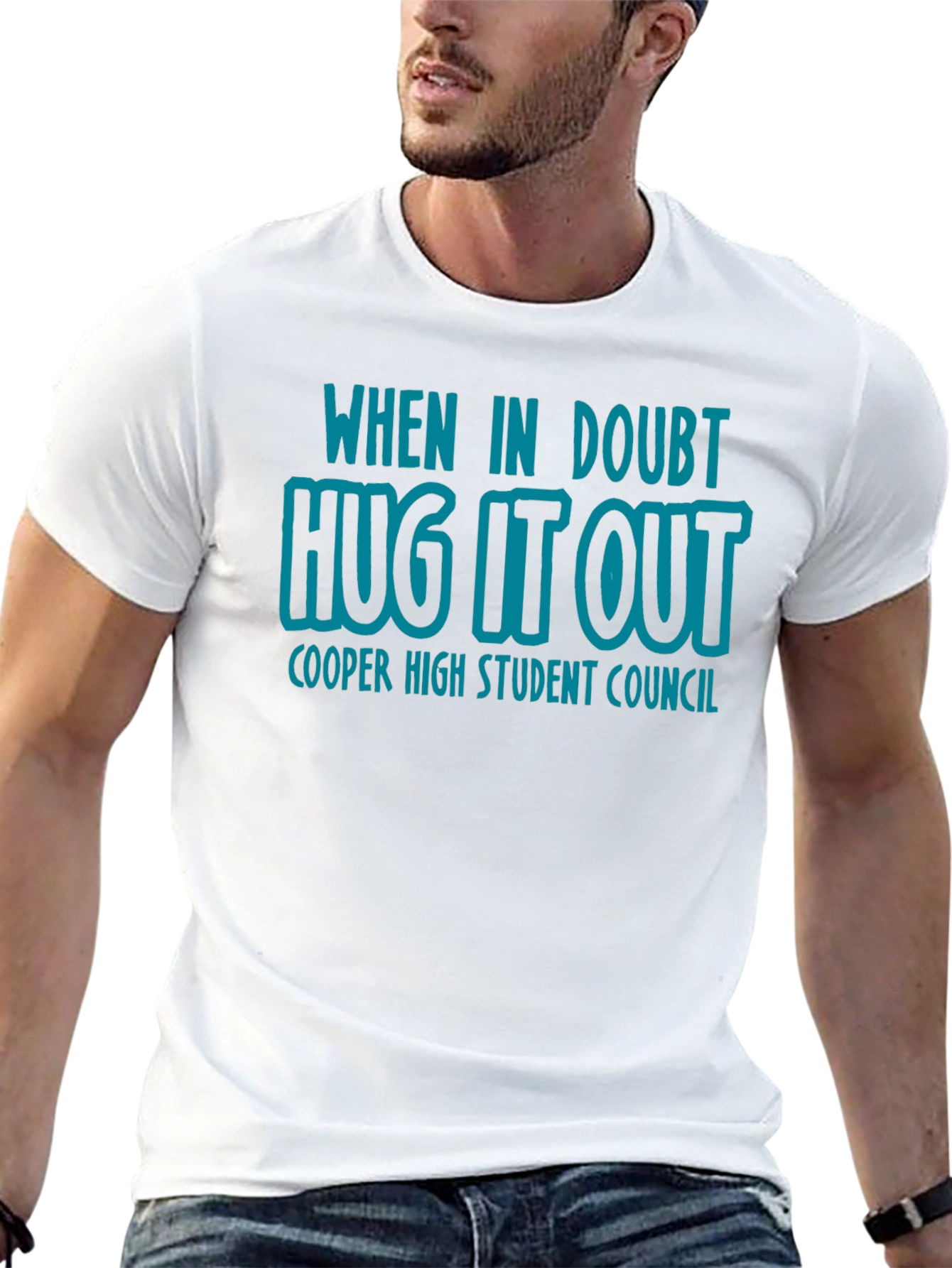 Hug It Out T-Shirt - Cooper High Student Council