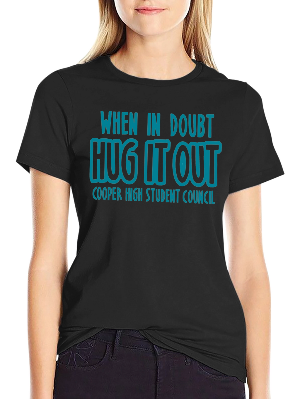 Hug It Out T-Shirt - Cooper High Student Council