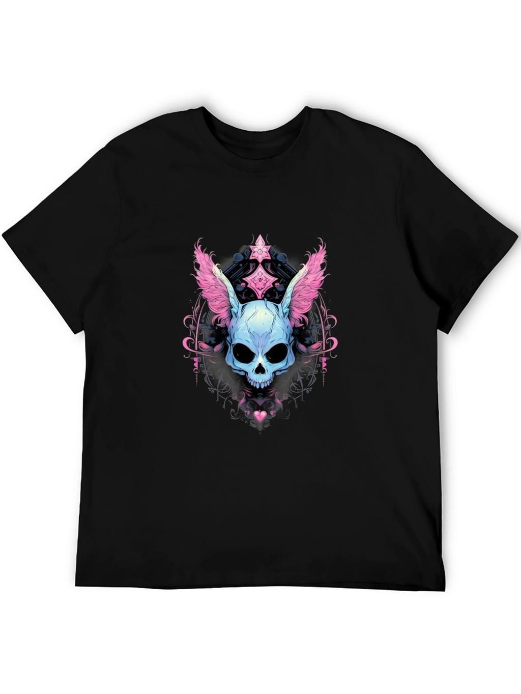 Skull Bunny Graphic Tee - Unique Design