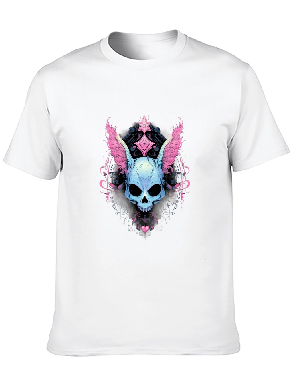 Skull Bunny Graphic Tee - Unique Design