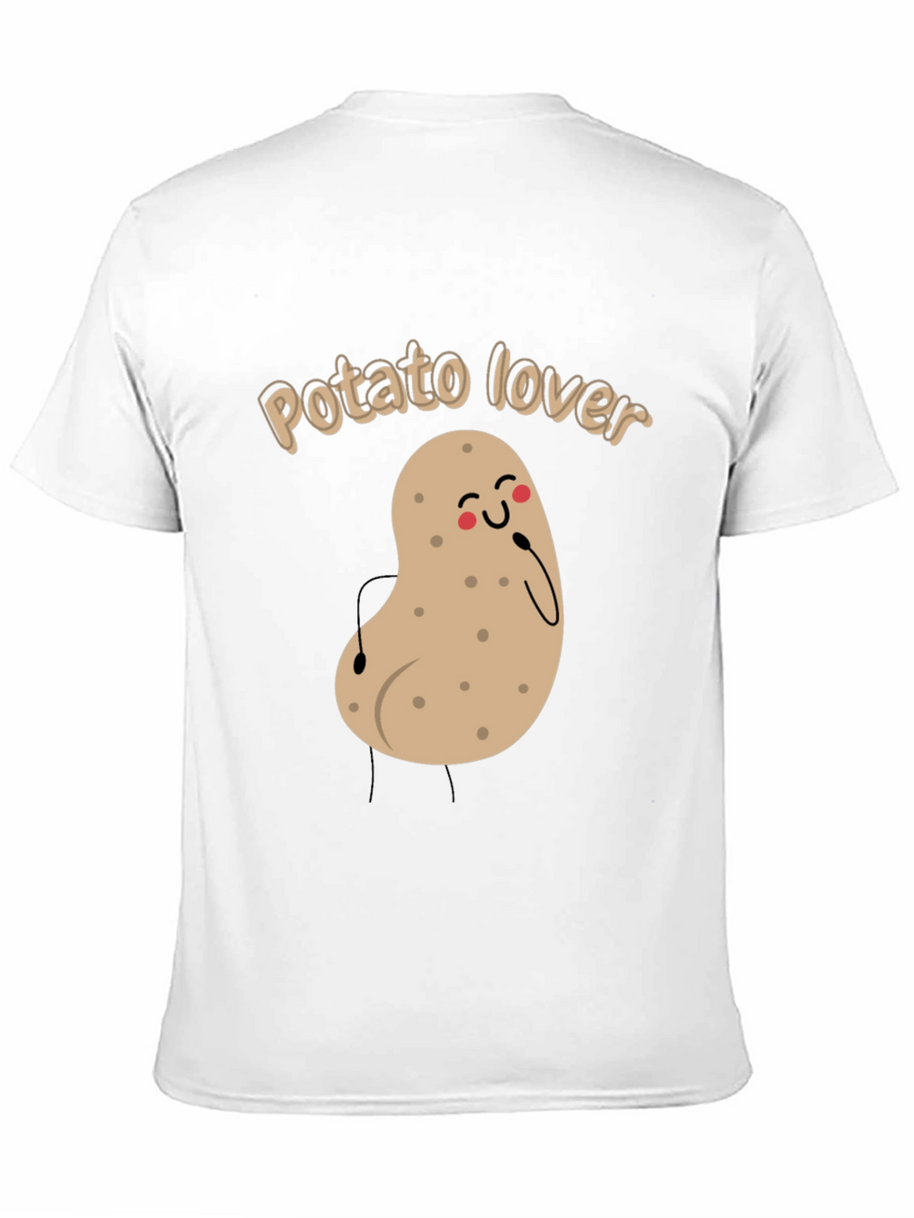 Potato Lover Black T-Shirt