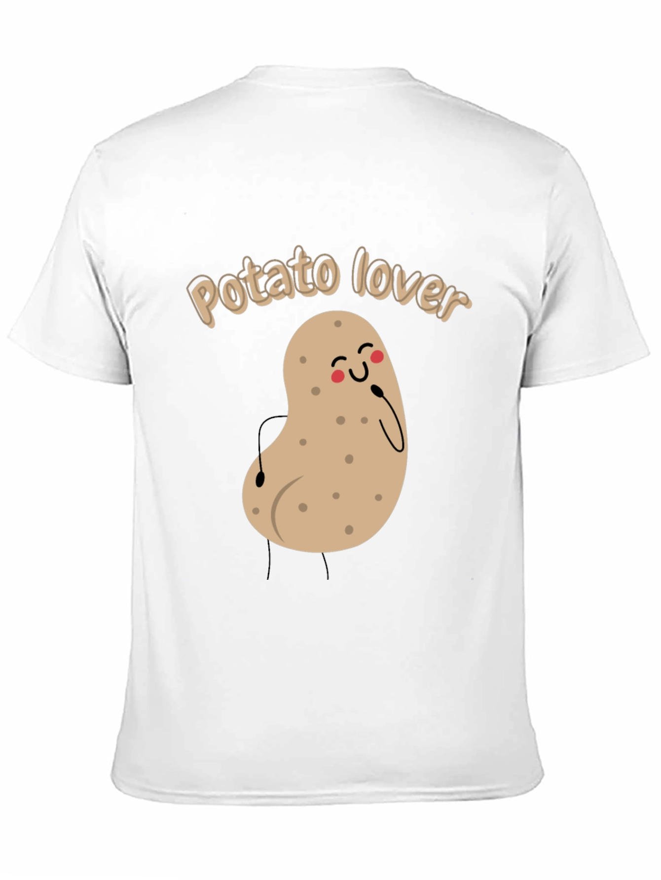 Potato Lover Black T-Shirt