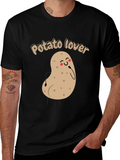 Potato Lover Black T-Shirt