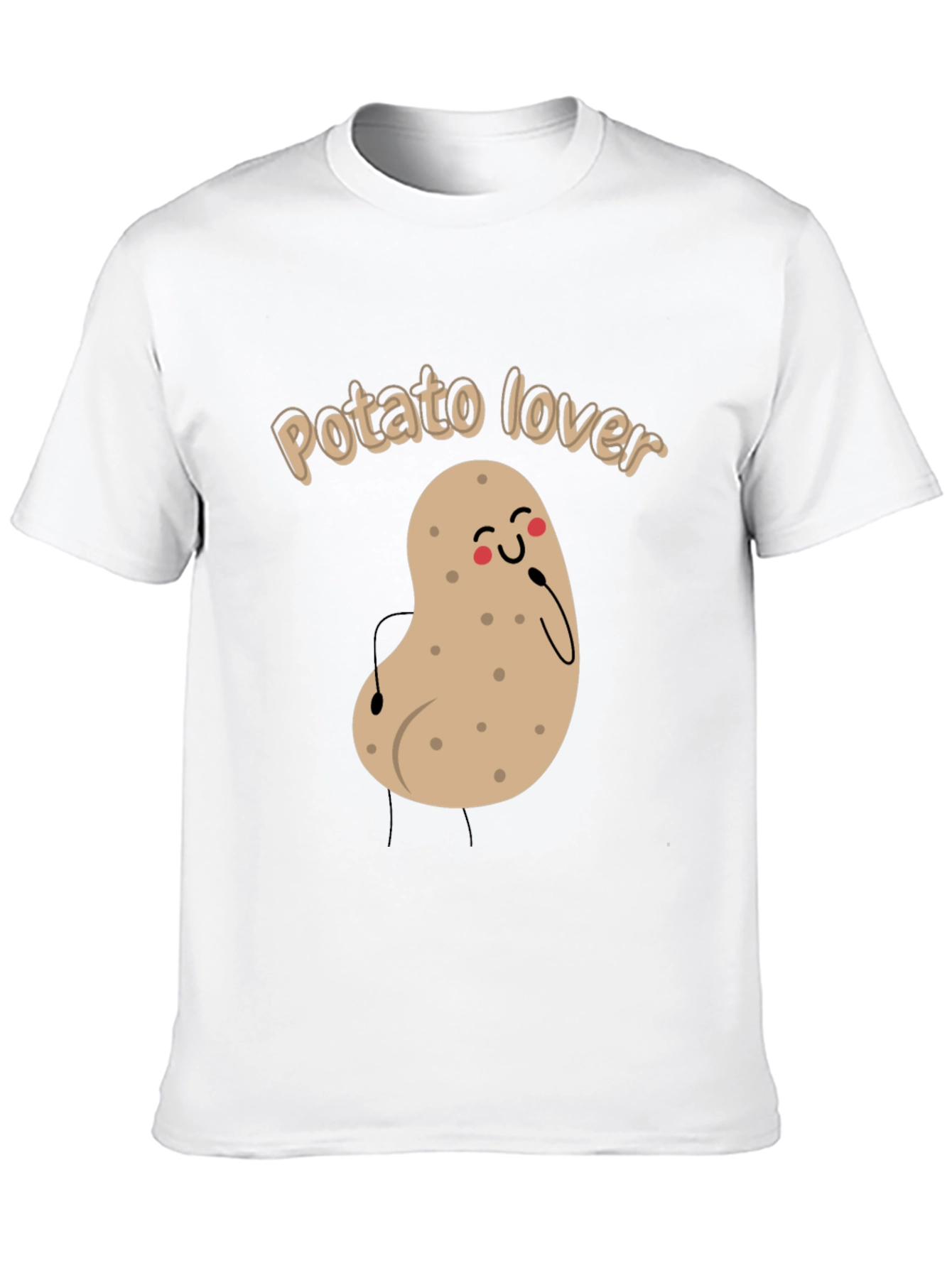 Potato Lover Black T-Shirt