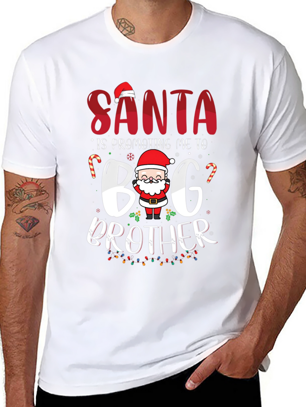 Santas Big Brother Announcement Tee
