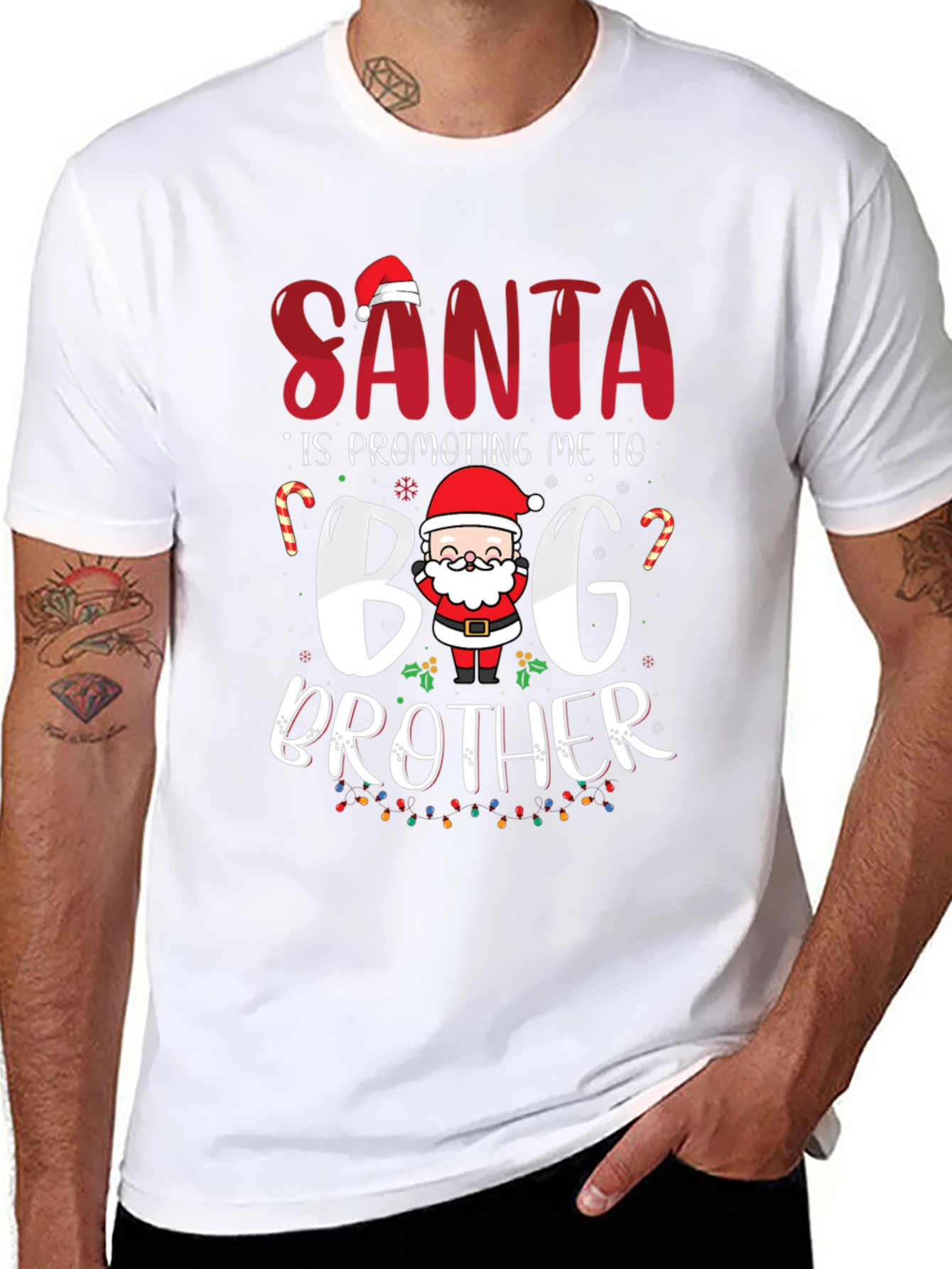 Santas Big Brother Announcement Tee