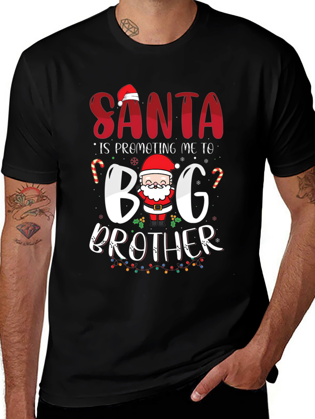Santas Big Brother Announcement Tee