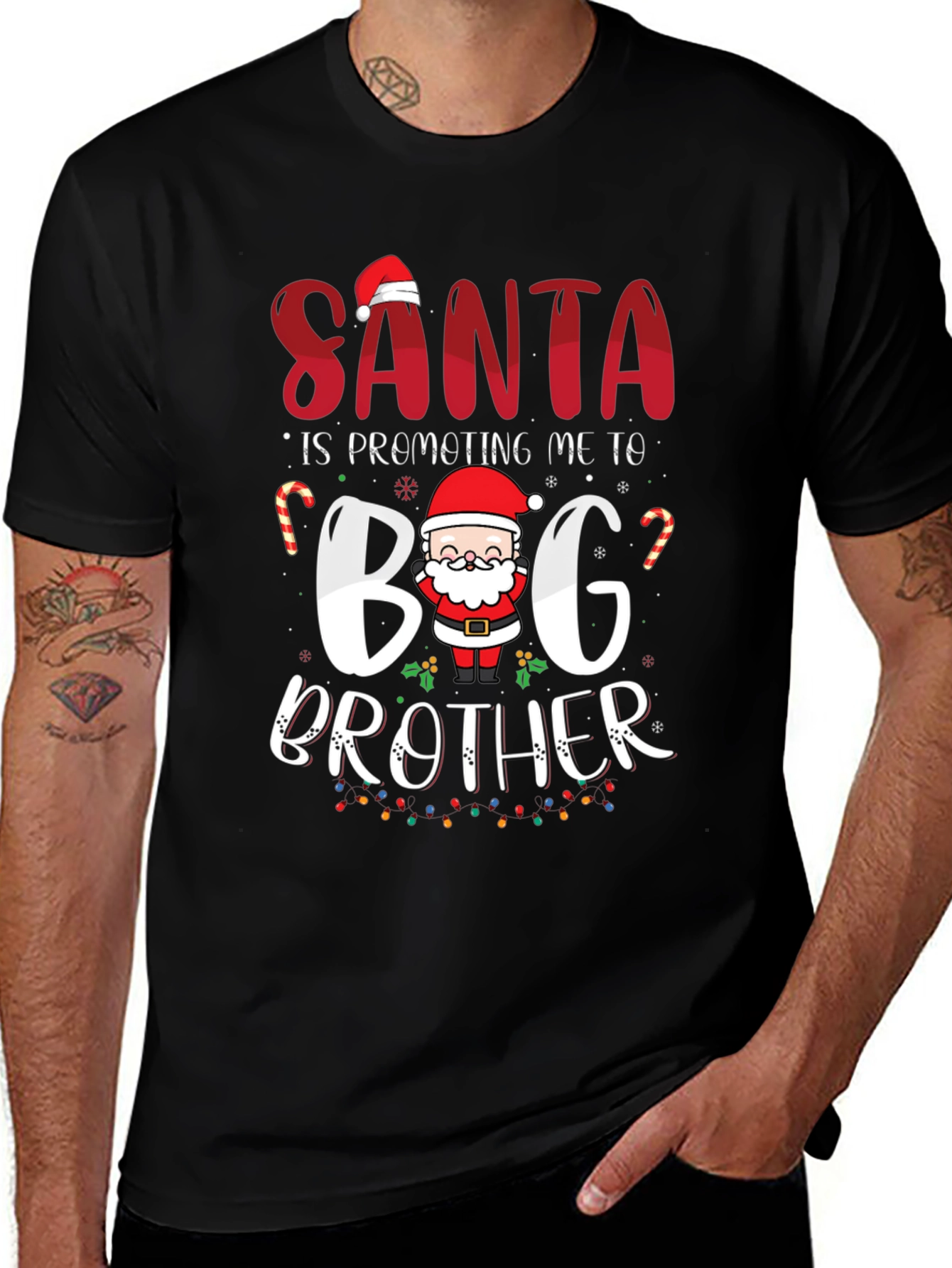 Santas Big Brother Announcement Tee