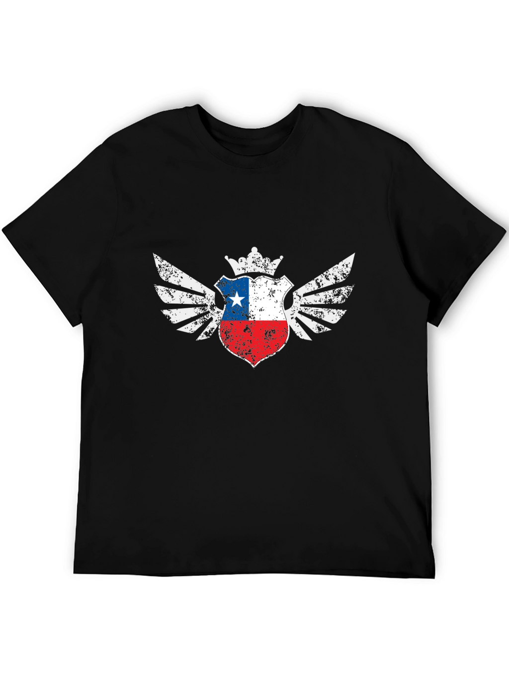 Chile Flag Shield Winged T-Shirt