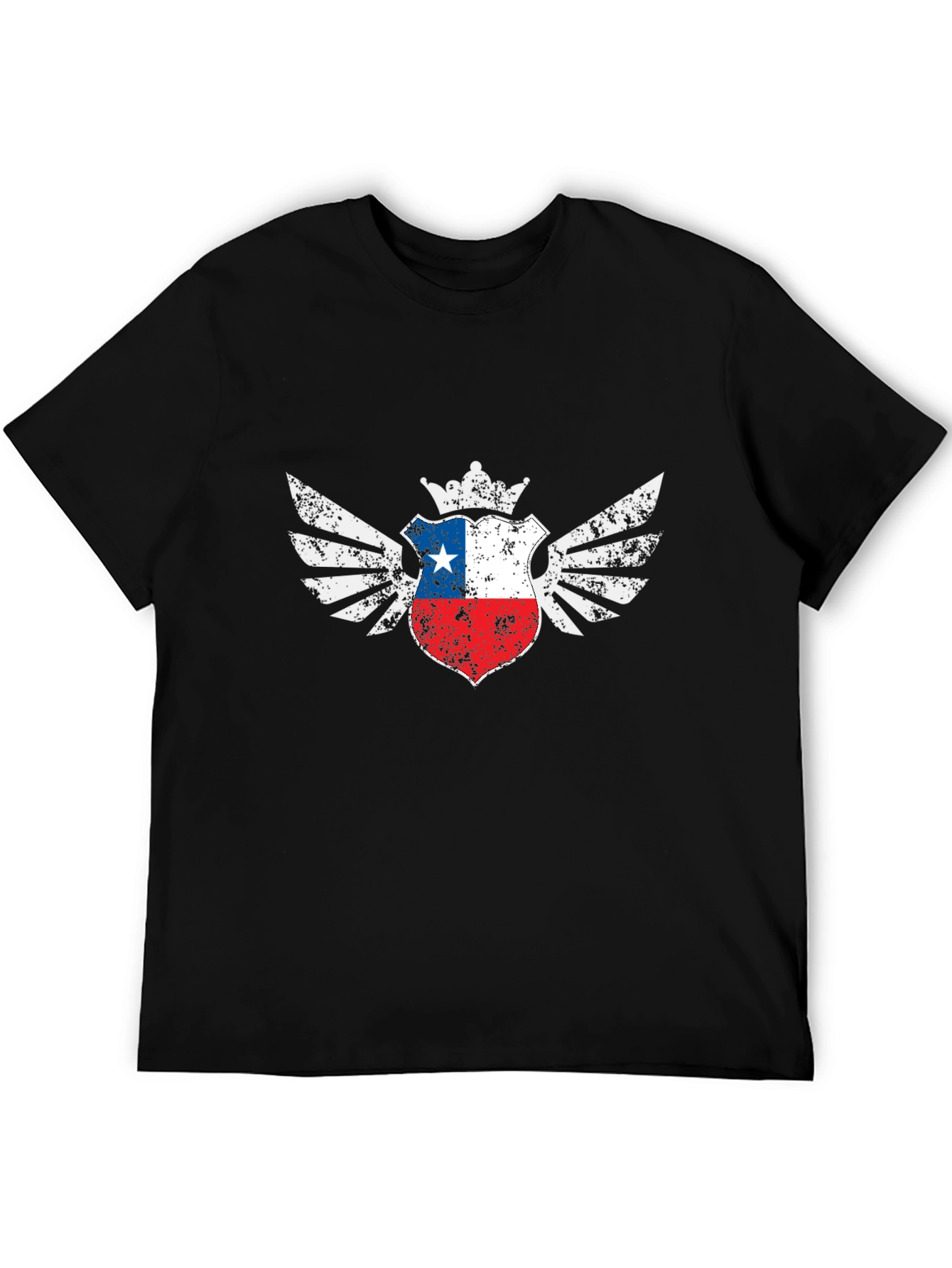 Chile Flag Shield Winged T-Shirt