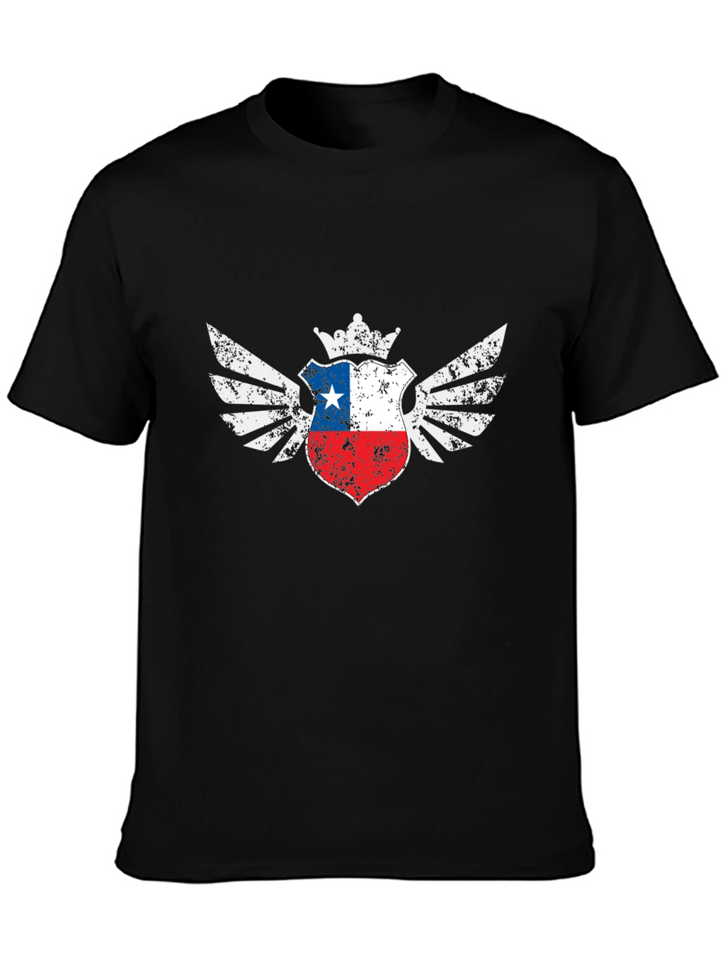 Chile Flag Shield Winged T-Shirt