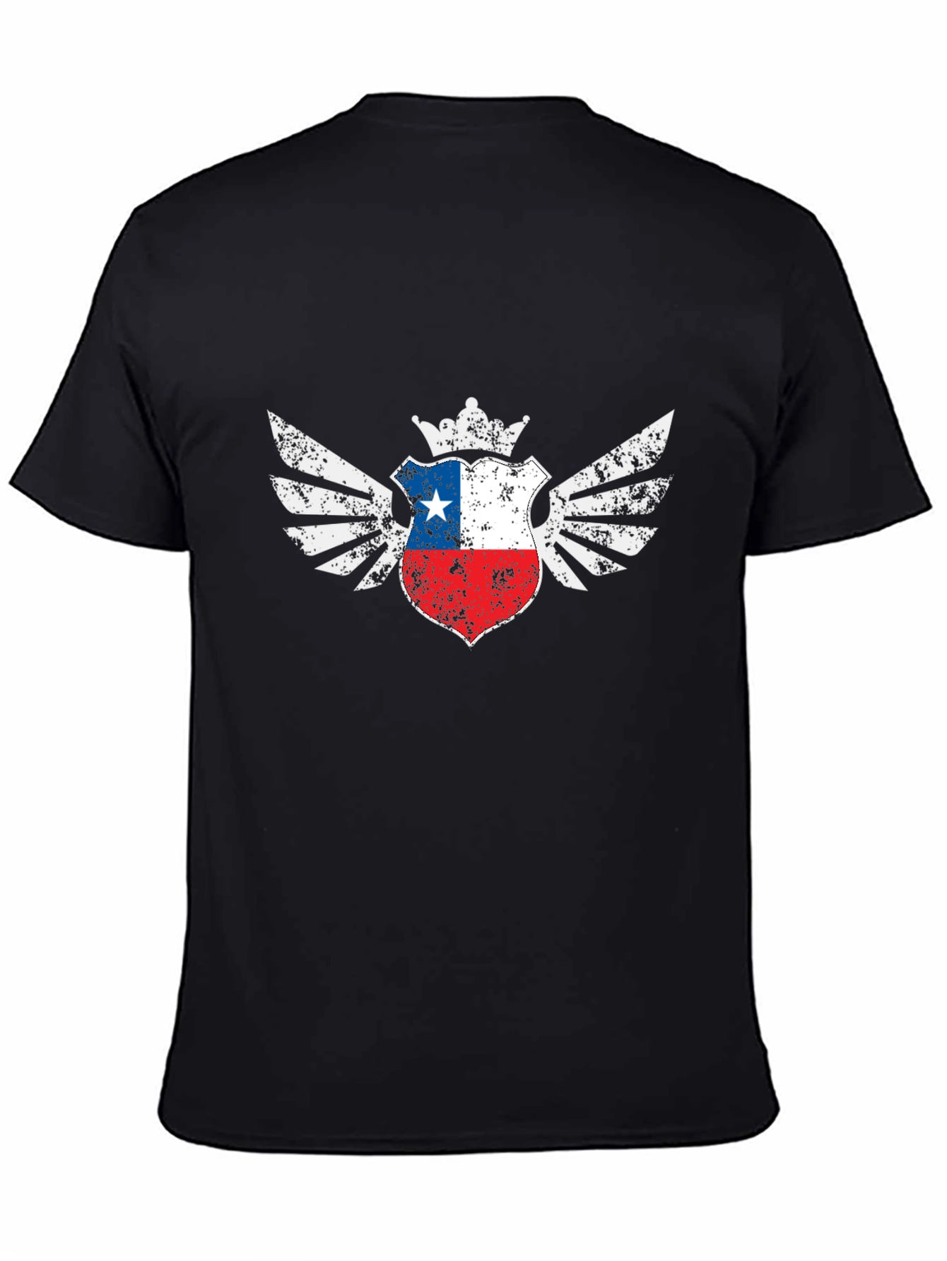 Chile Flag Shield Winged T-Shirt
