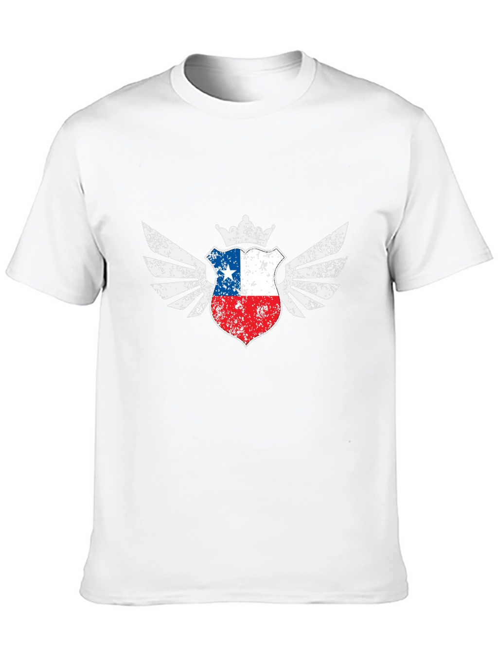 Chile Flag Shield Winged T-Shirt