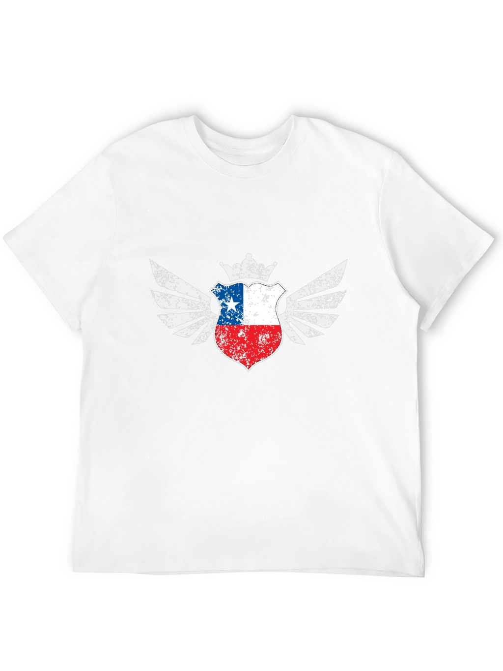 Chile Flag Shield Winged T-Shirt