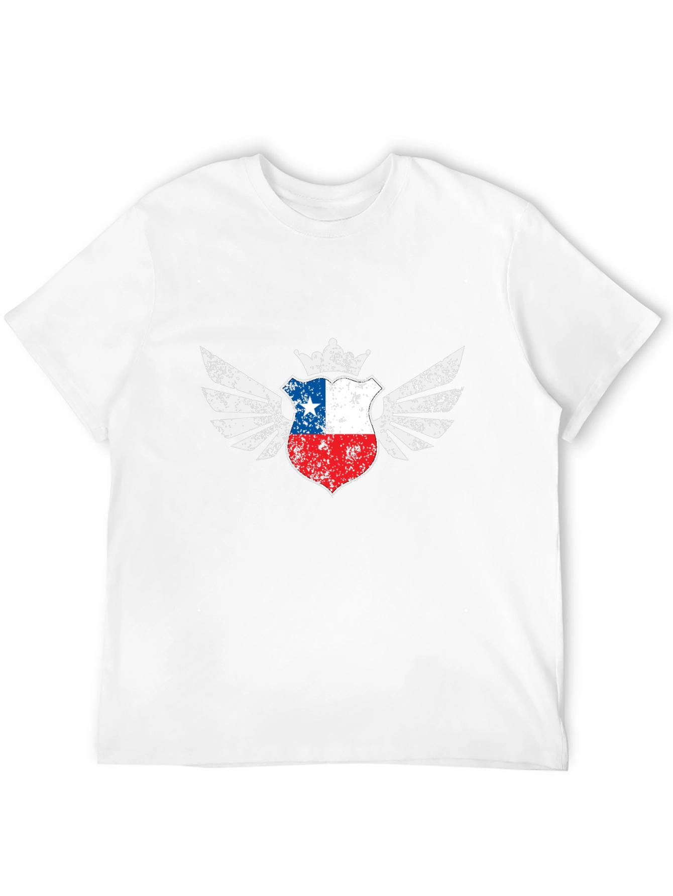 Chile Flag Shield Winged T-Shirt