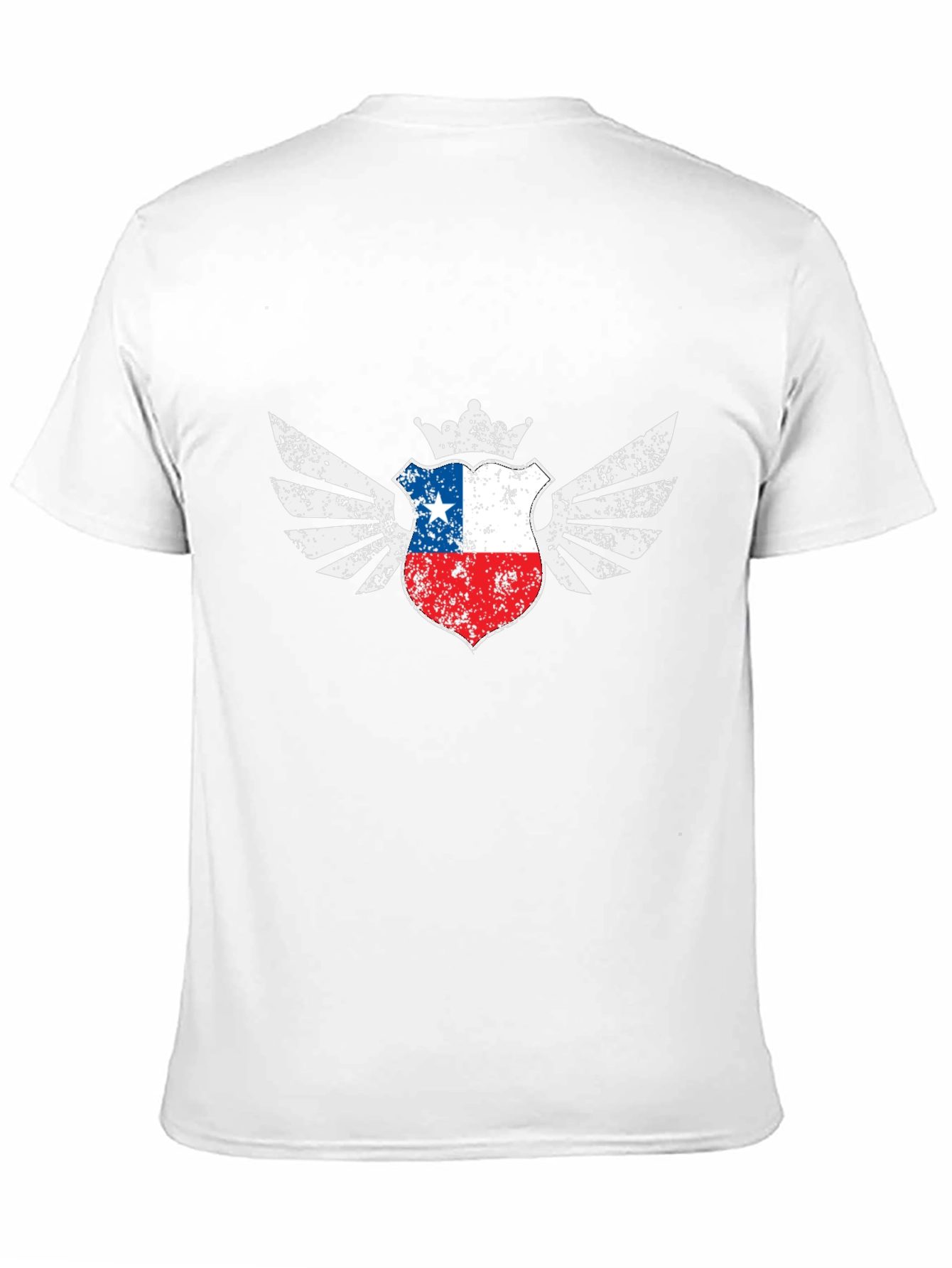 Chile Flag Shield Winged T-Shirt