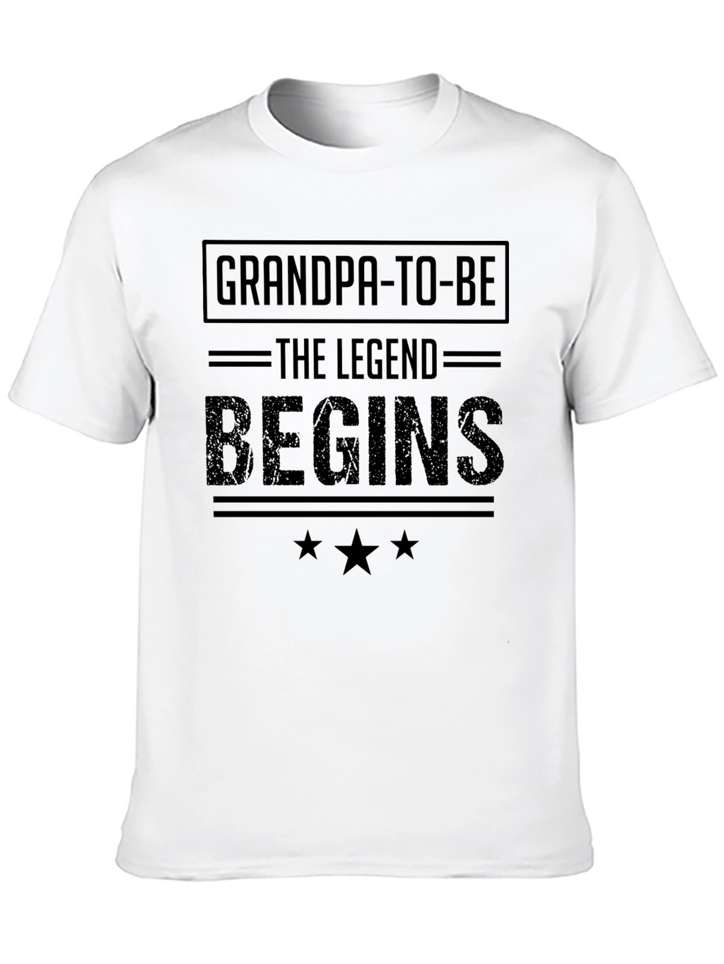 Grandpa-To-Be Legend Begins T-Shirt