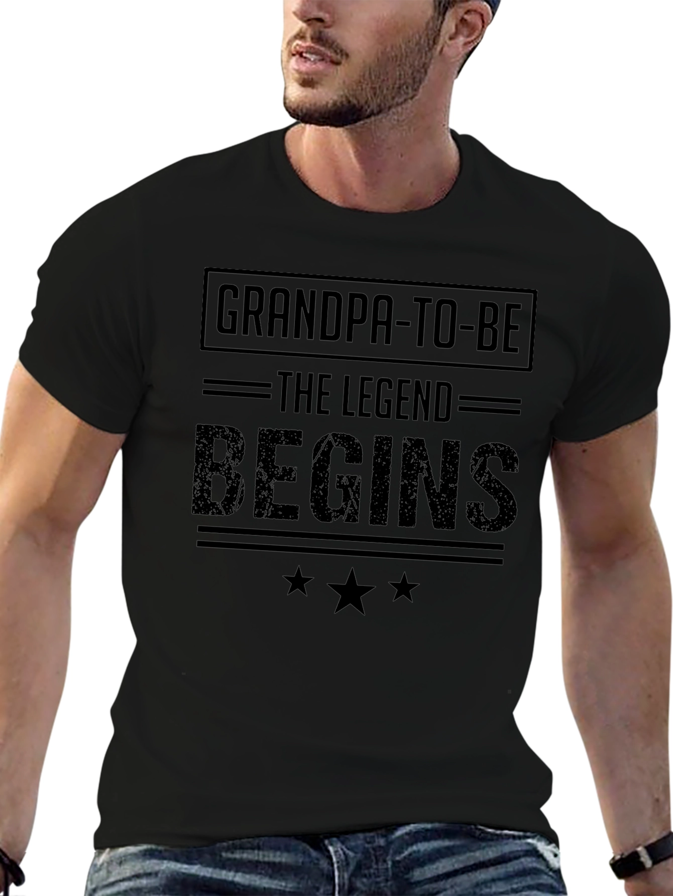 Grandpa-To-Be Legend Begins T-Shirt