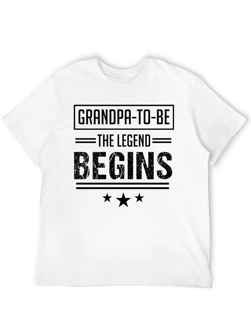 Grandpa-To-Be Legend Begins T-Shirt
