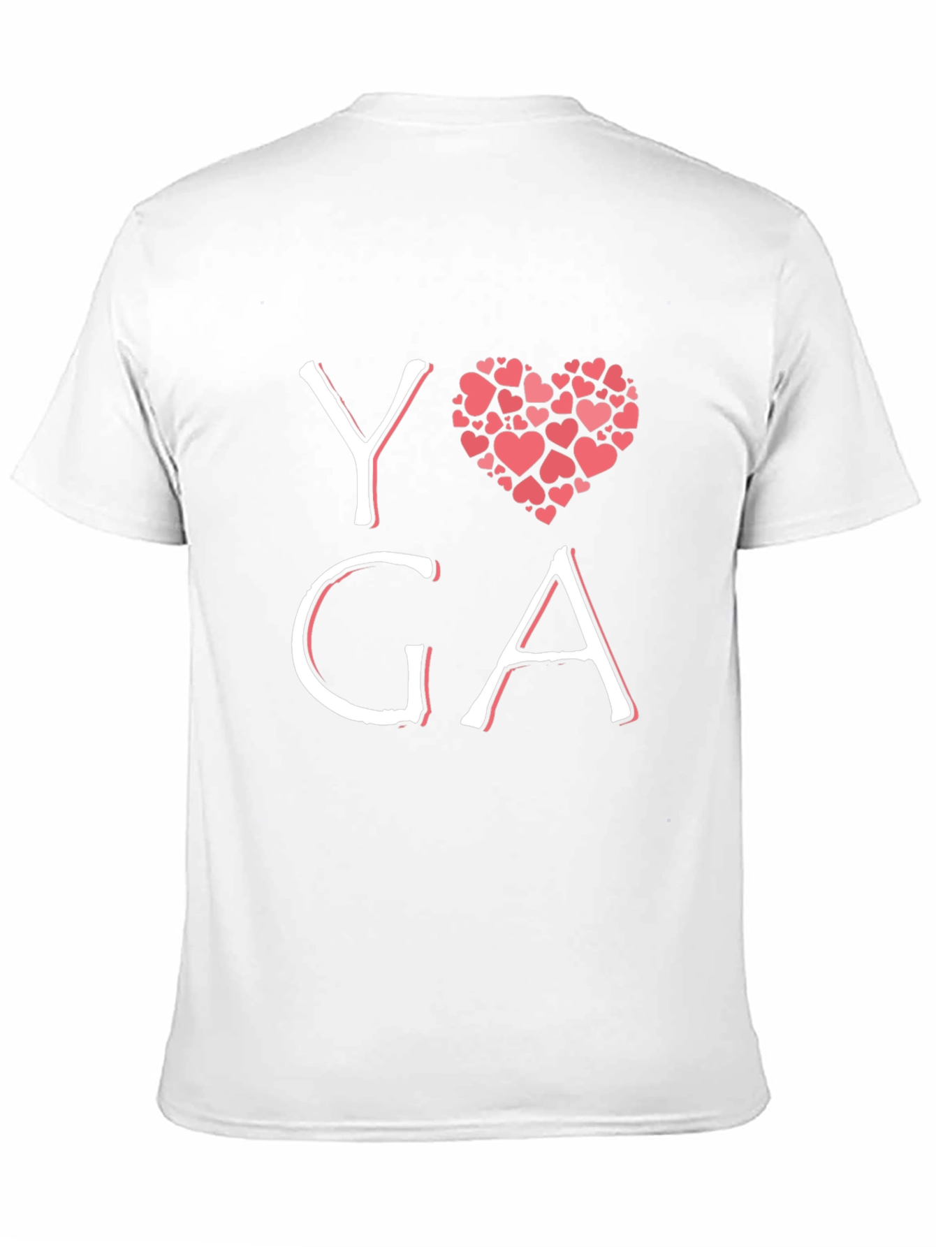 Yoga Heart Graphic Black T-Shirt