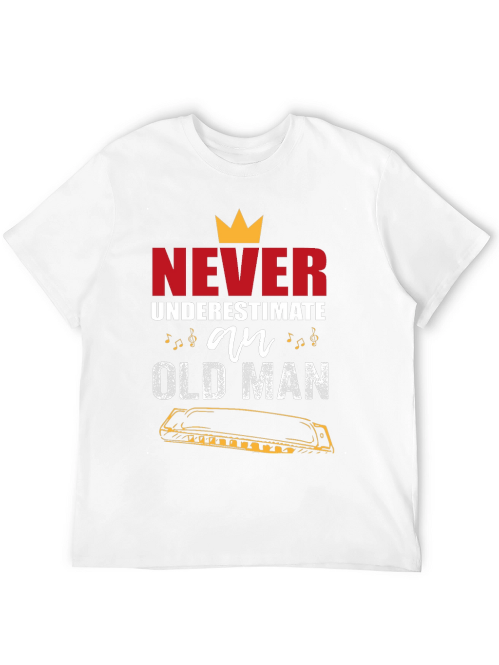Never Underestimate an Old Man T-Shirt