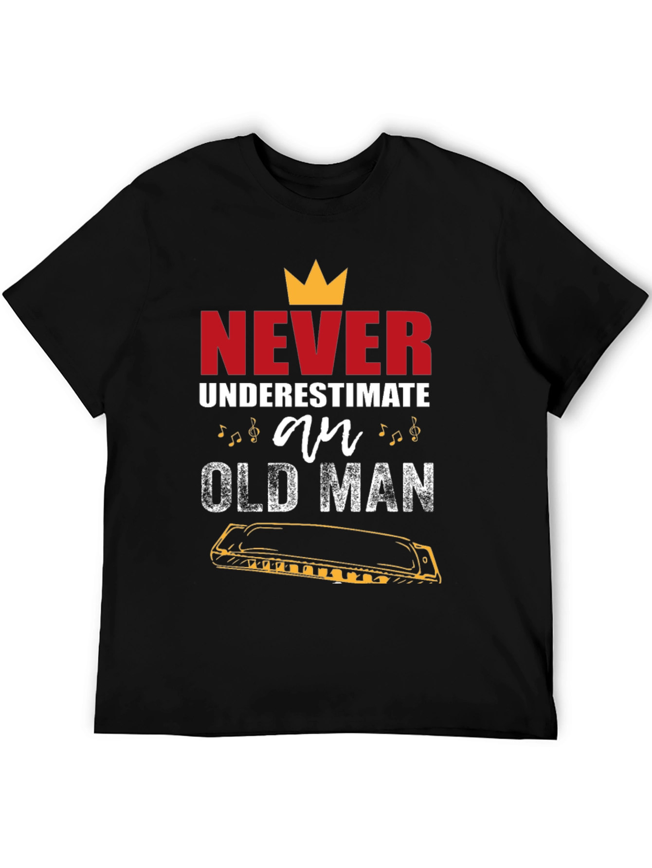Never Underestimate an Old Man T-Shirt