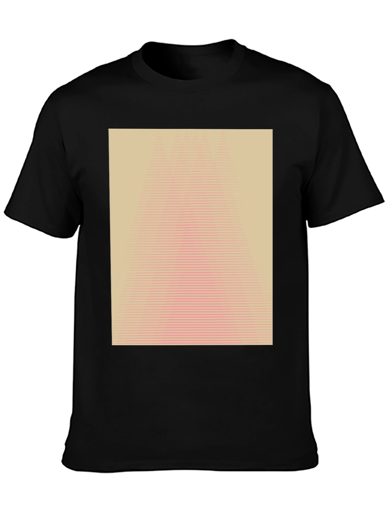 Geometric Illusion Tee - Modern Abstract Design