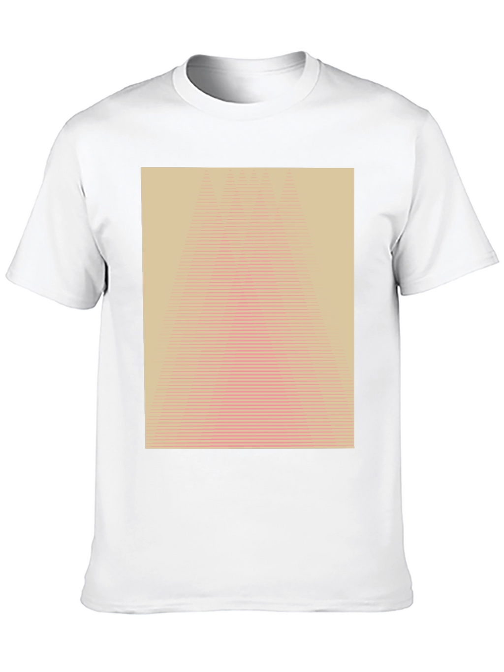 Geometric Illusion Tee - Modern Abstract Design