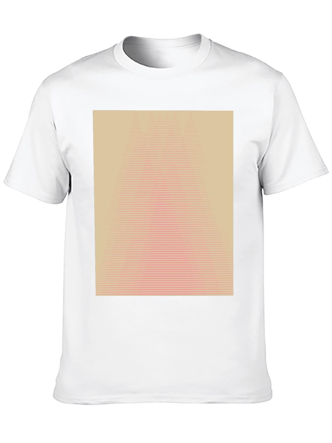 Geometric Illusion Tee - Modern Abstract Design