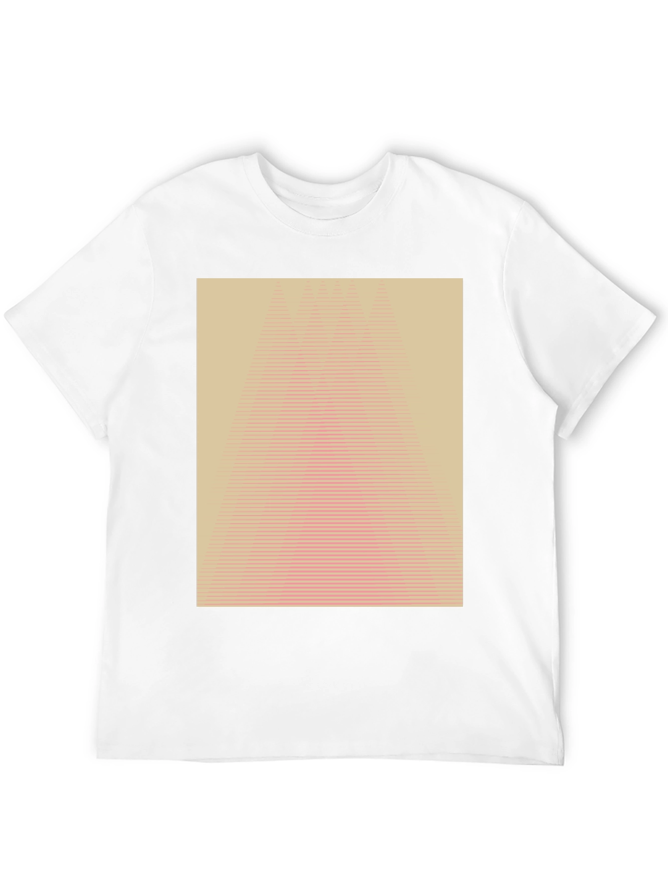 Geometric Illusion Tee - Modern Abstract Design