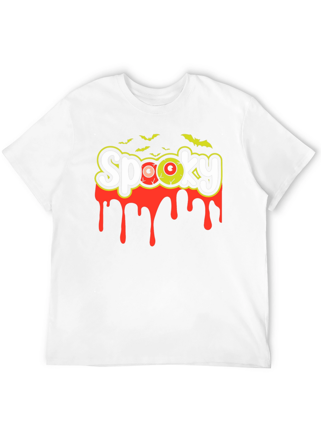 Spooky Halloween T-Shirt - Bloody Eyeball Design
