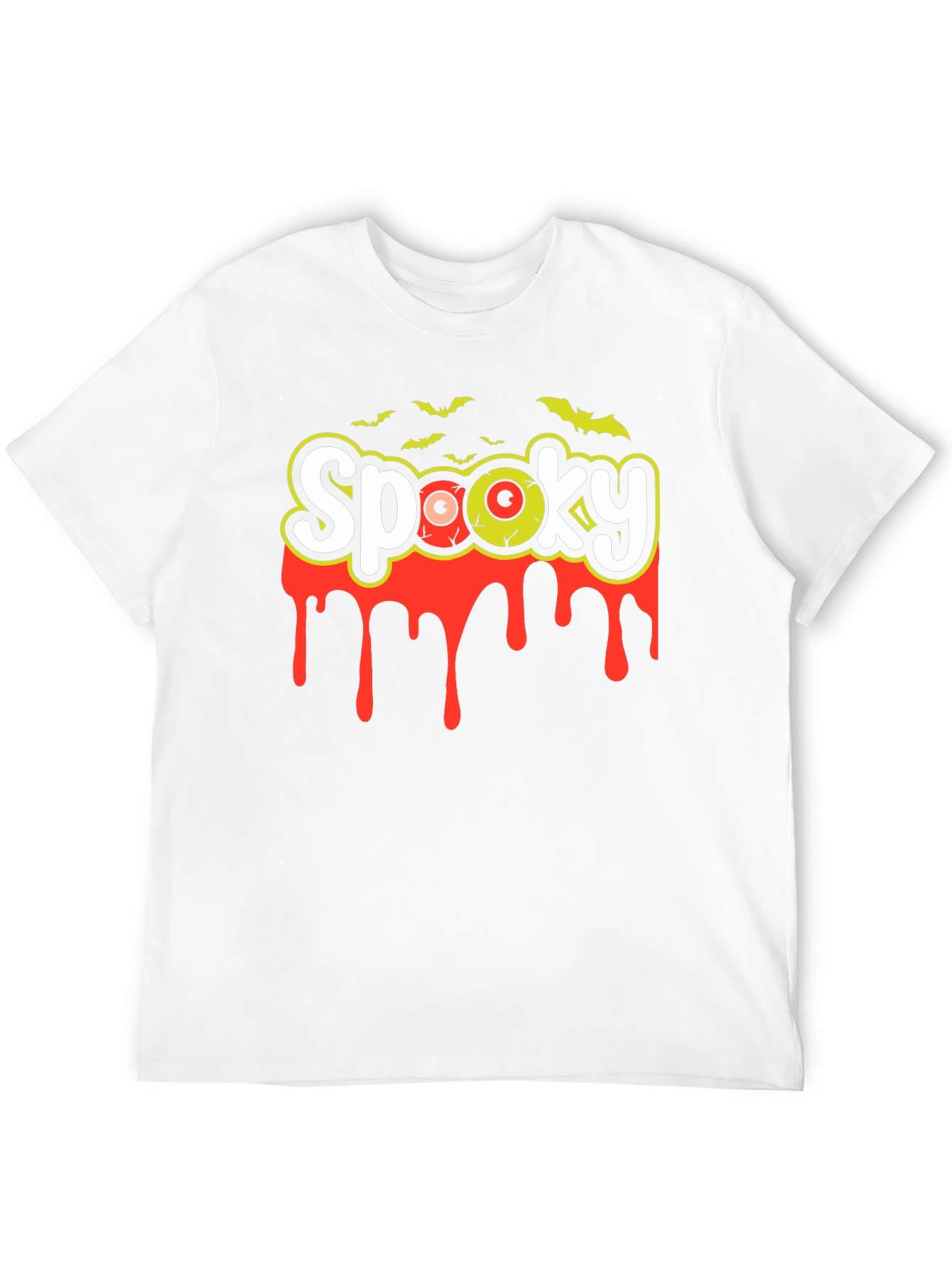 Spooky Halloween T-Shirt - Bloody Eyeball Design