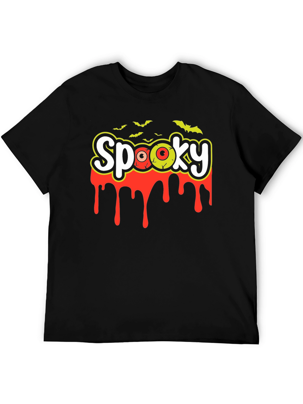 Spooky Halloween T-Shirt - Bloody Eyeball Design