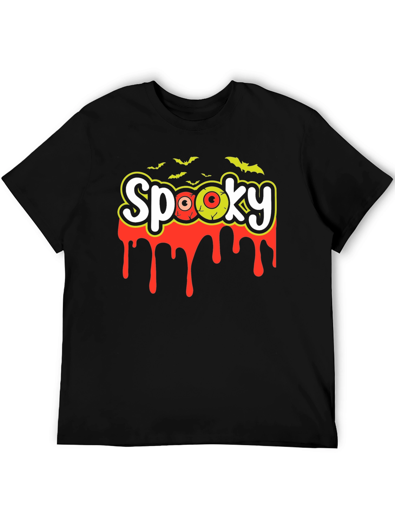 Spooky Halloween T-Shirt - Bloody Eyeball Design