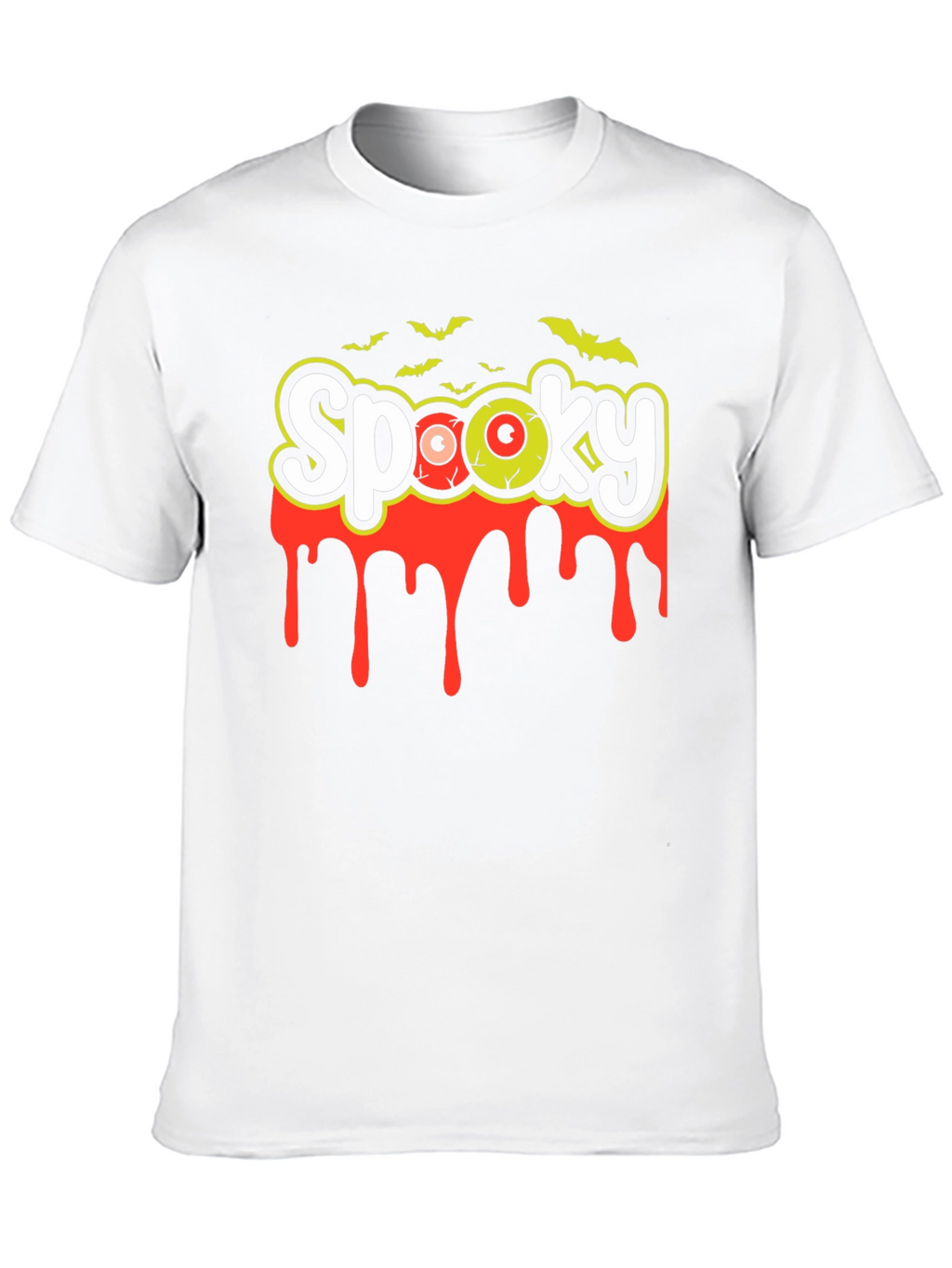 Spooky Halloween T-Shirt - Bloody Eyeball Design