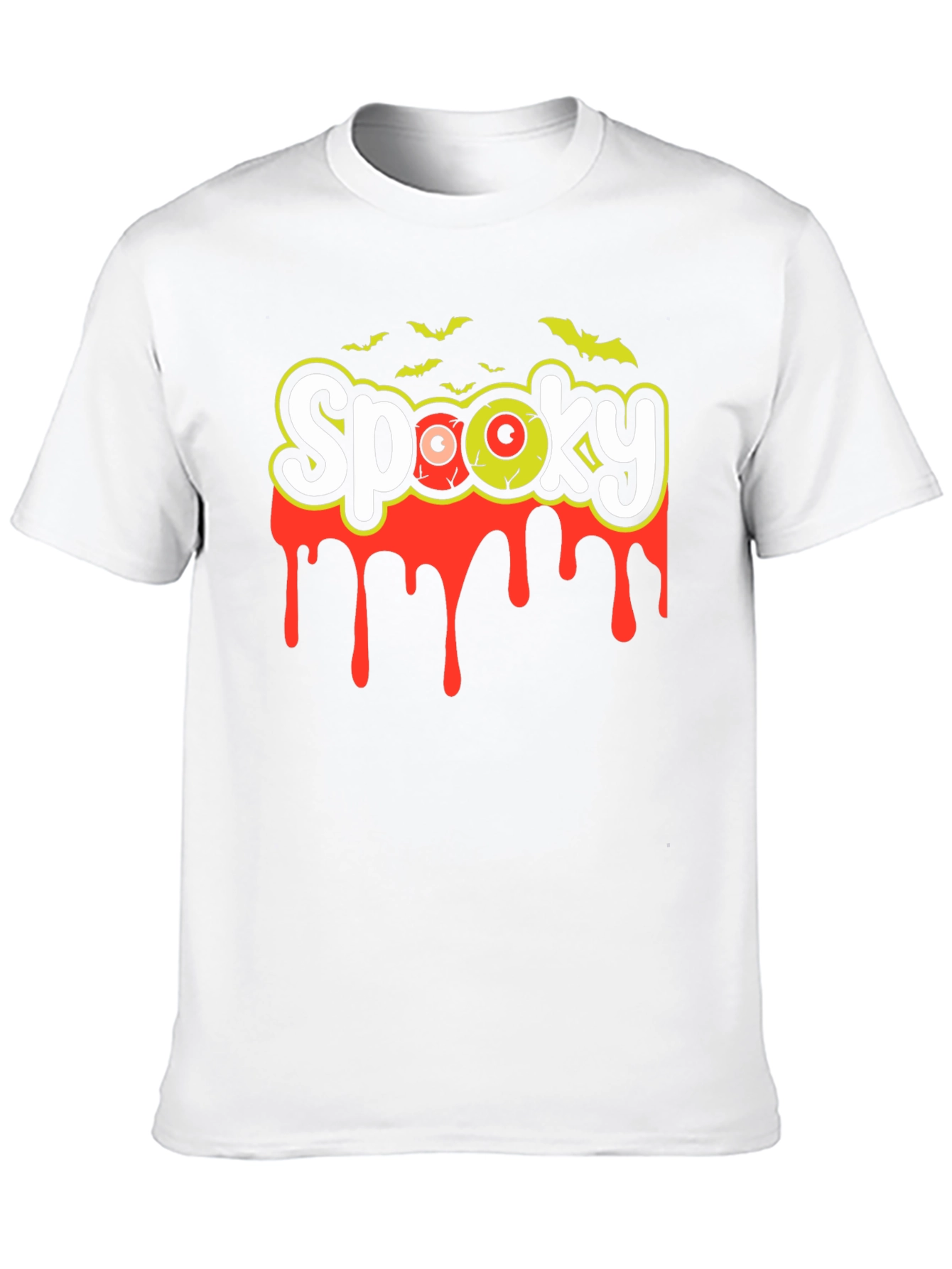 Spooky Halloween T-Shirt - Bloody Eyeball Design