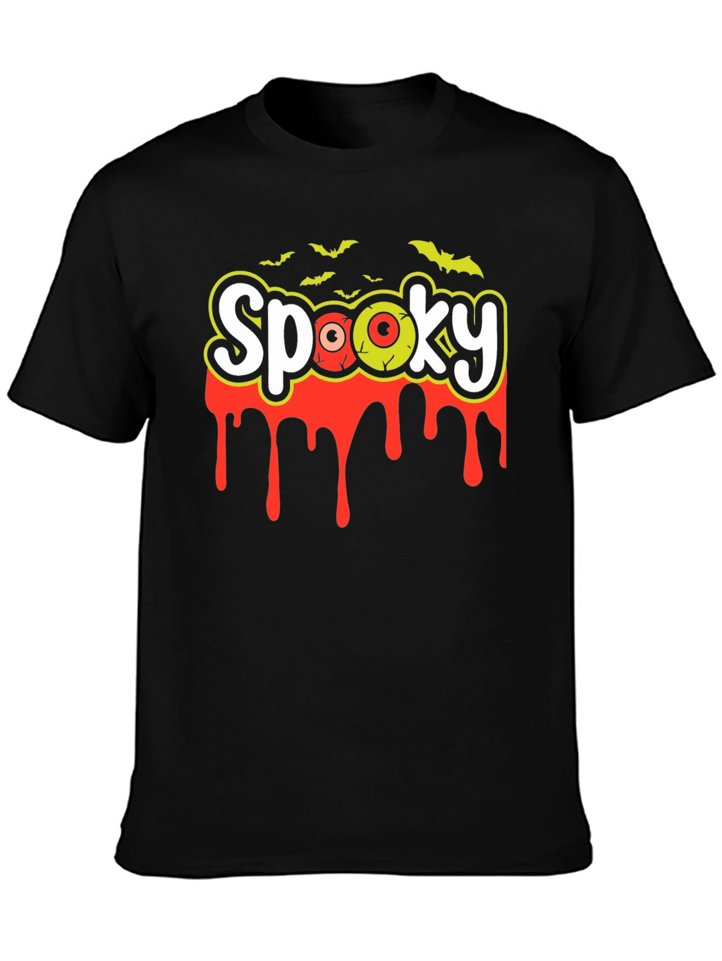 Spooky Halloween T-Shirt - Bloody Eyeball Design