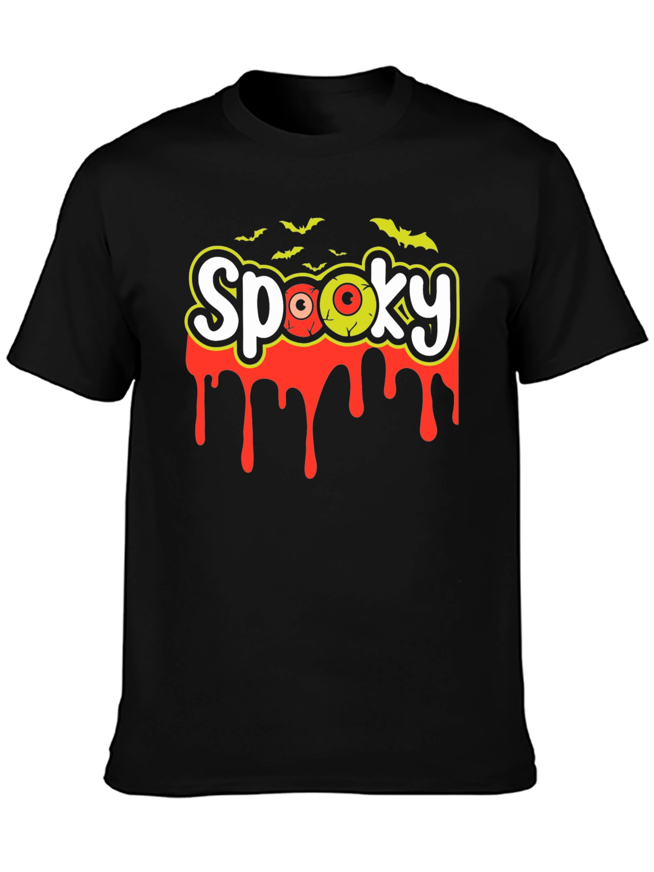 Spooky Halloween T-Shirt - Bloody Eyeball Design