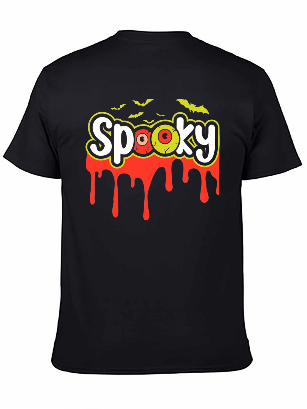 Spooky Halloween T-Shirt - Bloody Eyeball Design