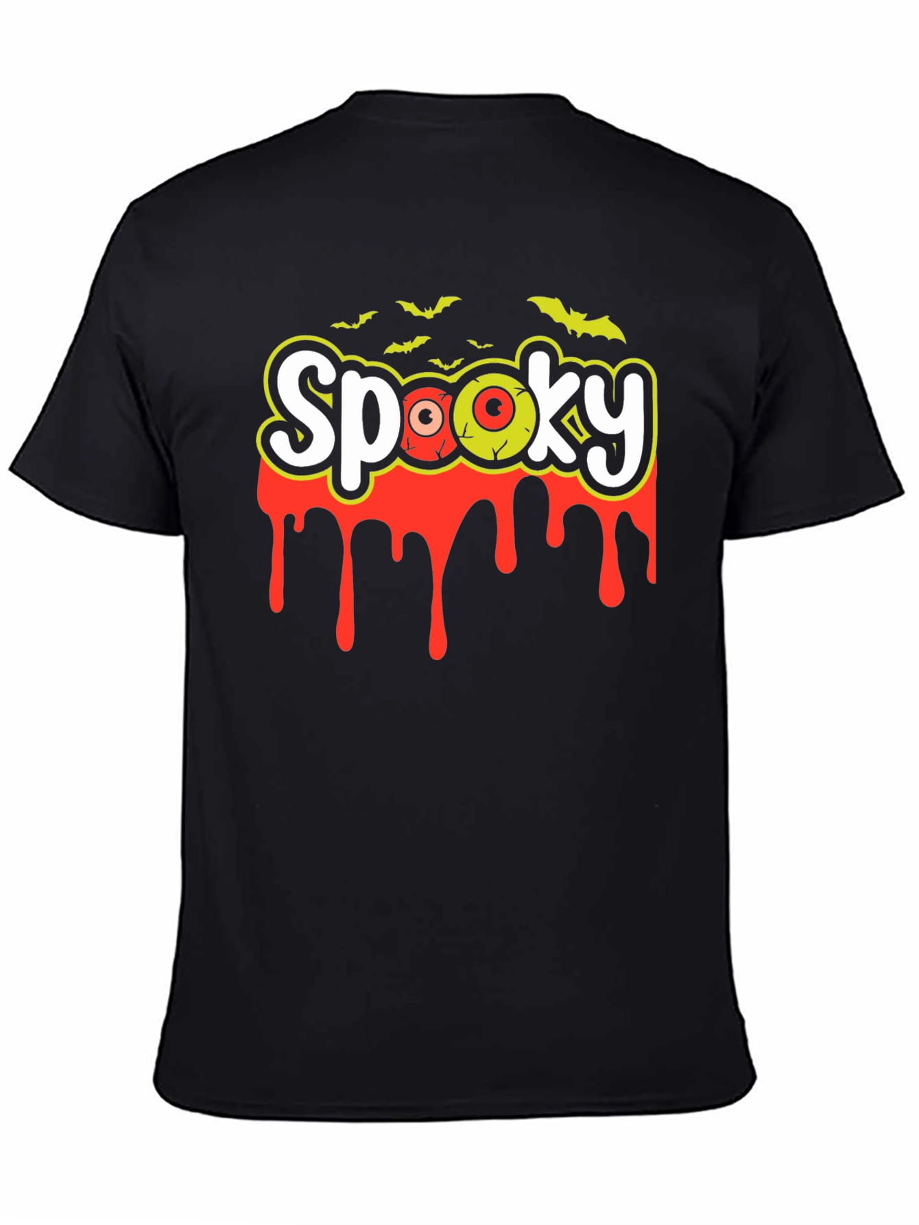 Spooky Halloween T-Shirt - Bloody Eyeball Design